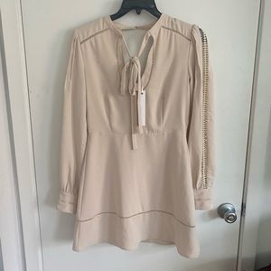 Adelyn Rae Cream Mini Dress